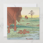 Uitnodiging voor weddenschappen met wielpaarden (Achterkant)