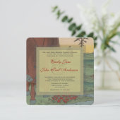 Uitnodiging voor weddenschappen met wielpaarden (Staand voorkant)