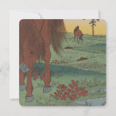 Uitnodiging voor weddenschappen met wielpaarden (Achterkant)