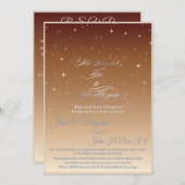 Uitnodiging voor weddenschappen onder de schemerin (Voorkant / Achterkant)