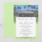 Uitnodiging voor weddenschappen op eilanden (Voorkant / Achterkant)