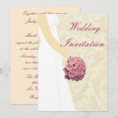 Uitnodiging voor weddenschappen op het huwelijk (Voorkant / Achterkant)