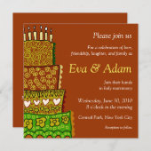 Uitnodiging voor weddenschappen op het  plein (Voorkant / Achterkant)