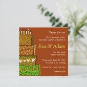 Uitnodiging voor weddenschappen op het  plein (Staand voorkant)