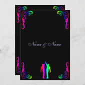 Uitnodiging voor weddenschappen op straat - Regenb (Voorkant / Achterkant)