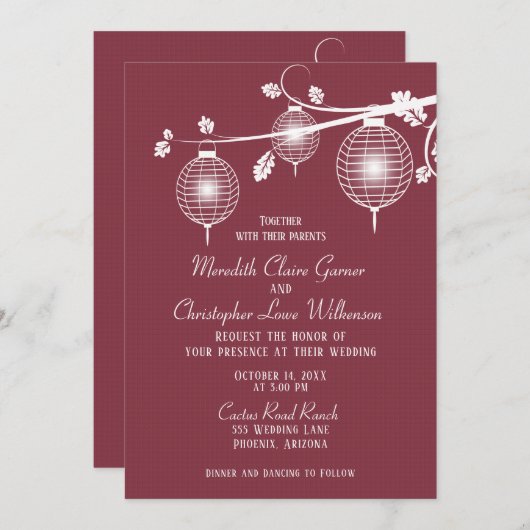 Uitnodiging voor weddenschappen over elegante papi (Voorkant / Achterkant)