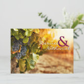 Uitnodiging voor weddenschappen over wijn (Staand voorkant)