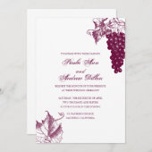 Uitnodiging voor weddenschappen over wijn (Voorkant / Achterkant)