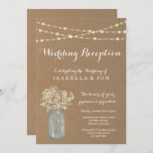 Uitnodiging voor weddenschappen | Rustic Kraft (Voorkant / Achterkant)