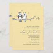 Uitnodiging voor weddenschappen tussen Bride en Gr (Voorkant / Achterkant)