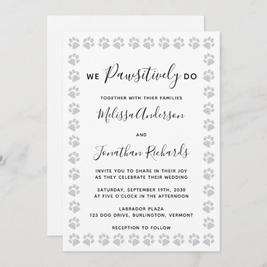 Uitnodiging voor weddenschappen tussen legante sch (Voorkant / Achterkant)