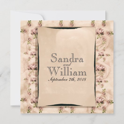 uitnodiging voor weddenschappen tussen Rozen (Achterkant)