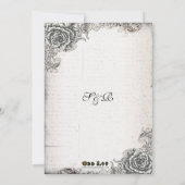 uitnodiging voor weddenschappen tussen Rozen (Achterkant)