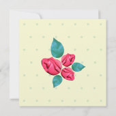  uitnodiging voor weddenschappen tussen Rozen (Achterkant)