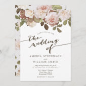 uitnodiging voor weddenschappen tussen Rozen (Voorkant / Achterkant)