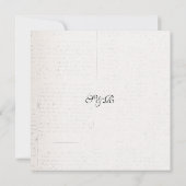  uitnodiging voor weddenschappen tussen Rozen (Achterkant)