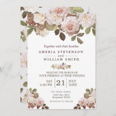  uitnodiging voor weddenschappen tussen Rozen (Voorkant / Achterkant)