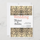  uitnodiging voor weddenschappen tussen Rozen (Voorkant)