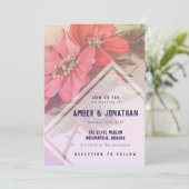  uitnodiging voor weddenschappen tussen Rozen (Staand voorkant)