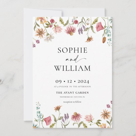 Uitnodiging voor weddenschappen tussen tuinen (Voorkant)