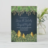 Uitnodiging voor Wedding Sangeet & digitale Sangee (Staand voorkant)