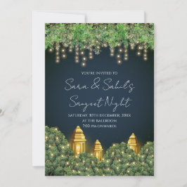 Uitnodiging voor Wedding Sangeet & digitale Sangee