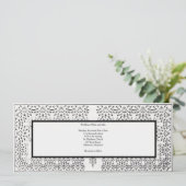 Uitnodiging voor weduwengrens (Staand voorkant)