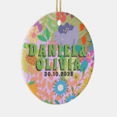 Uitnodiging voor weduwschap keramisch ornament (Rechts)