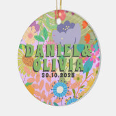 Uitnodiging voor weduwschap keramisch ornament (Links)