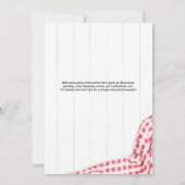 Uitnodiging voor weduwschap met BBQ (Achterkant)