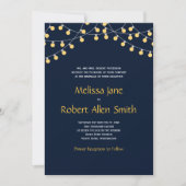 Uitnodiging voor weduwschap met een marinepartij (Voorkant)