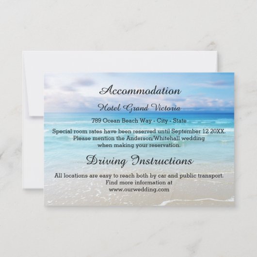 Uitnodiging voor weduwschap of bestemming (Achterkant)