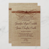 Uitnodiging voor weduwschap tussen burathene en wi (Voorkant / Achterkant)