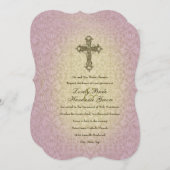 Uitnodiging voor weduwschap tussen de orchidee en  (Voorkant / Achterkant)