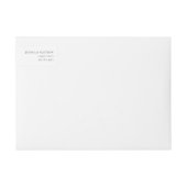 Uitnodiging voor weduwschap via Whimsical Script C (Voorkant)