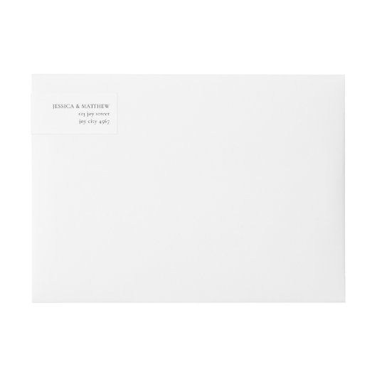 Uitnodiging voor weduwschap via Whimsical Script C (Voorkant)