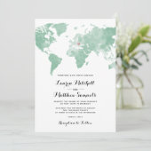 Uitnodiging voor weduwschappen op bestemming (Staand voorkant)