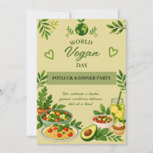 Uitnodiging voor Wereld Veganistische Dag Potluck
