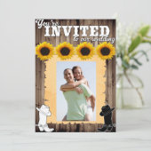 Uitnodiging voor Westerne bruiloft (Staand voorkant)