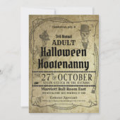 Uitnodiging voor Westerne Kostume Ball-evenementen (Voorkant)