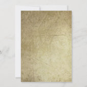 Uitnodiging voor Westerne Kostume Ball-evenementen (Achterkant)