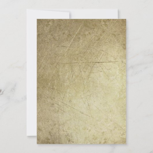 Uitnodiging voor Westerne Kostume Ball-evenementen (Achterkant)