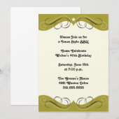 Uitnodiging voor westerne ontwerpopdracht (Voorkant / Achterkant)