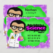 Uitnodiging voor wetenschappelijke partijen (Voorkant / Achterkant)