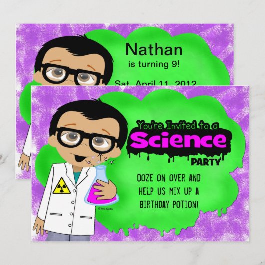 Uitnodiging voor wetenschappelijke partijen (Voorkant / Achterkant)