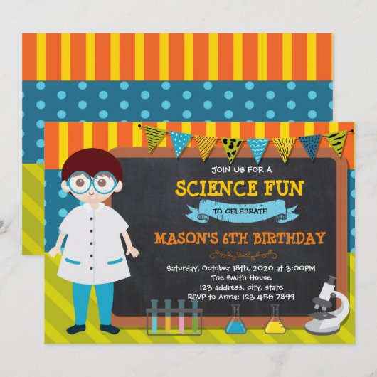 Uitnodiging voor wetenschappelijke partijen (Voorkant / Achterkant)