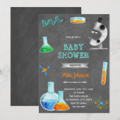 Uitnodiging voor wetenschappelijke verjaardagsfees (Voorkant / Achterkant)