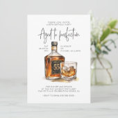 Uitnodiging voor Whiskey-feestje 55e verjaardag Ma (Staand voorkant)