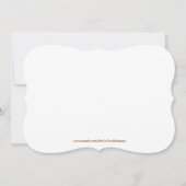 Uitnodiging voor White & Gold Kerstmis (Voorkant)