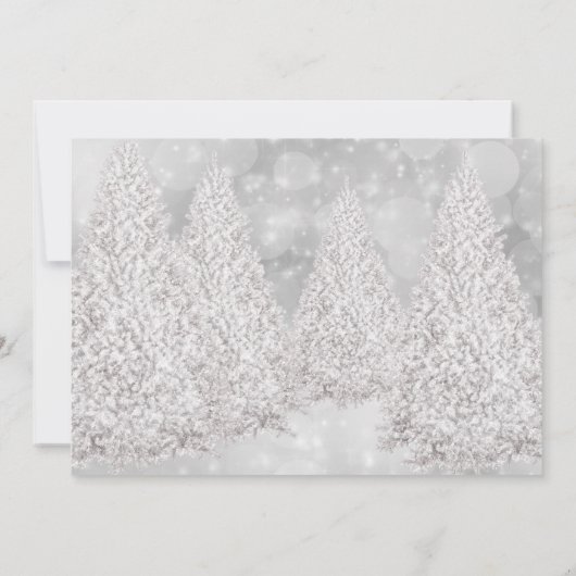 Uitnodiging voor White Kerstfeestdag (Achterkant)